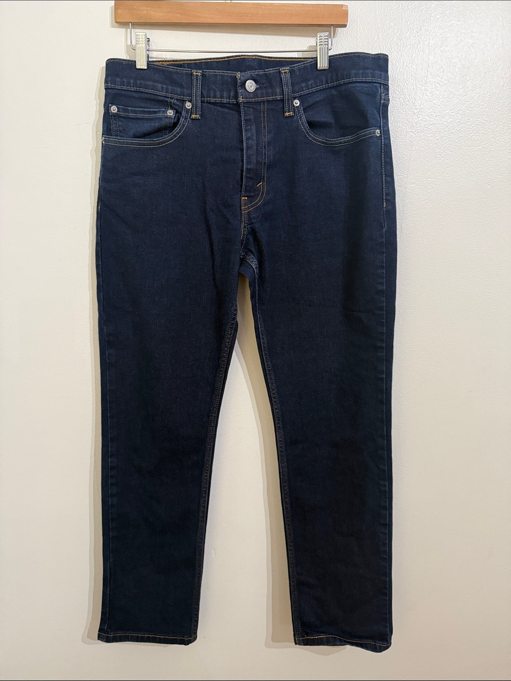 LEVI’S 511 Slim Fit Jeans Mens 34x30 Denim Dark Wash Classic Adult